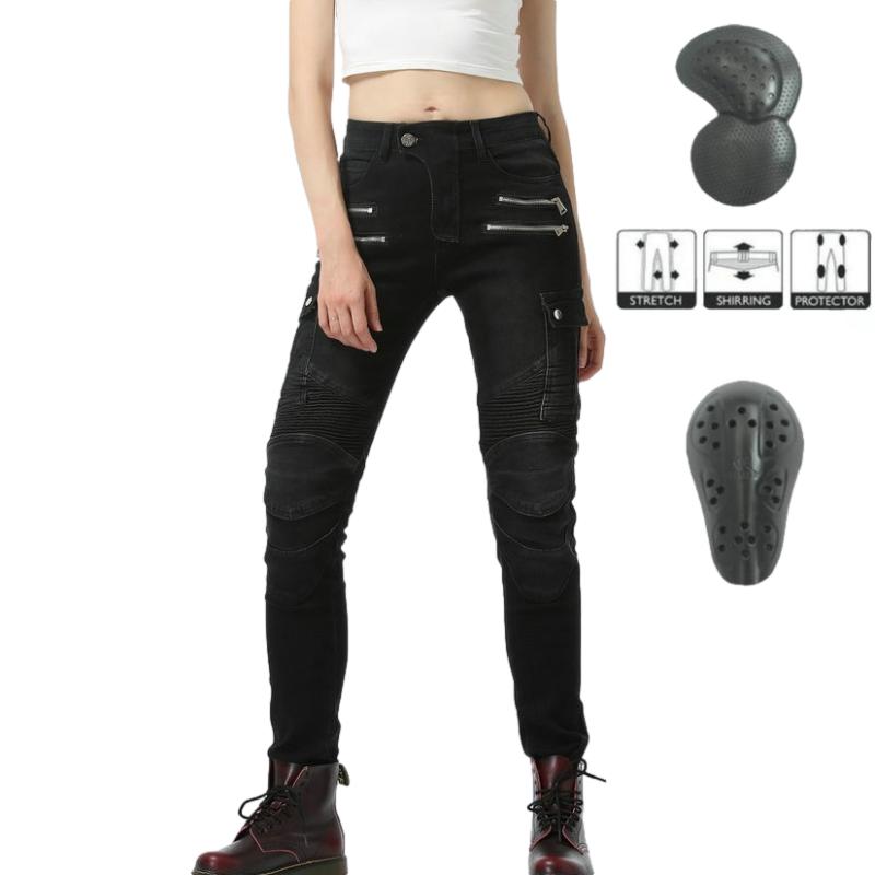 Pantalon jean moto femme - Bella Denim™Noir - LE PRATIQUE DU MOTARD