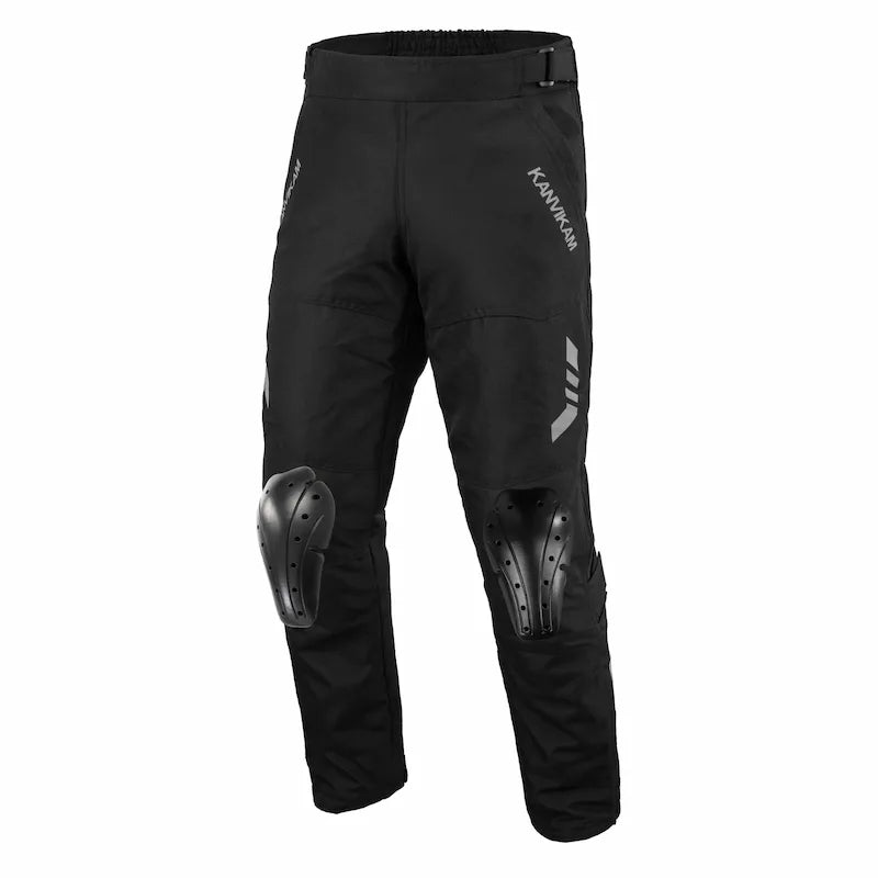 Surpantalon Moto Hiver coupe - vent et anti - pluie | All Road Pro™ - Noir /Beige - LE PRATIQUE DU MOTARD