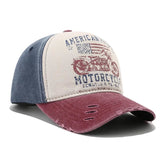 Casquette biker vintage - American Motorcycle - LE PRATIQUE DU MOTARD