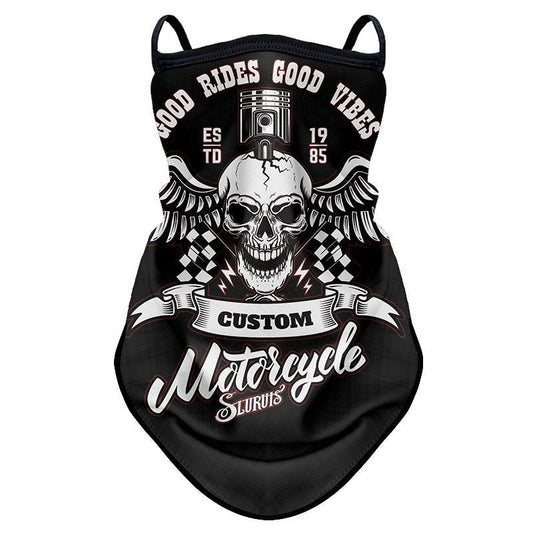 Tour de Cou Moto Custom | WINGEDSKULL - LE PRATIQUE DU MOTARD