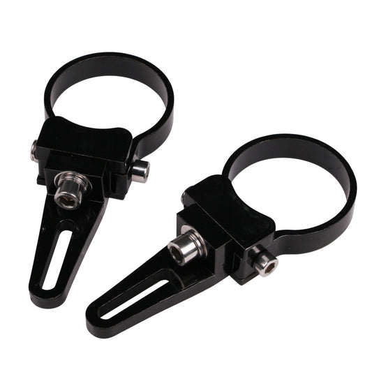 Fixation projecteur LED 44mm collier aluminium moto quad