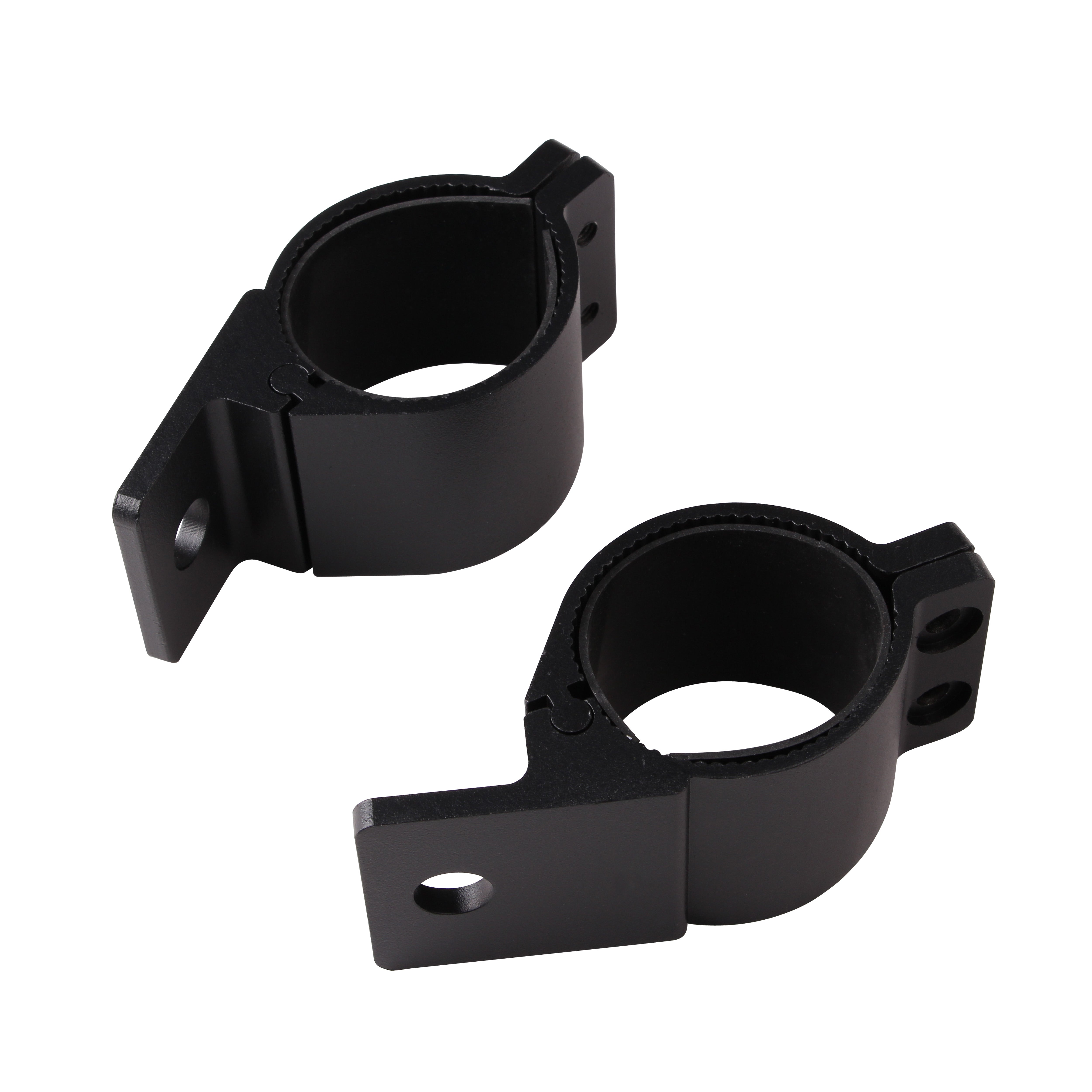 Fixation projecteur LED 54mm collier aluminium moto quad