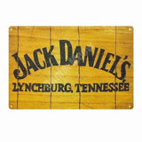 PLAQUE MÉTALLIQUE " Jacks Daniel's" Le Pratique du Motard