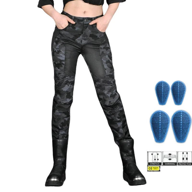 Pantalon Moto Femme Été Ventilé – LOONGBIKE™ ShadowRider - LE PRATIQUE DU MOTARD