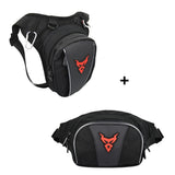 Biker leg bag + fanny pack