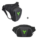 Biker leg bag + fanny pack