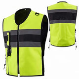 Gilet Airbag Moto | TS4 Jaune - LE PRATIQUE DU MOTARD