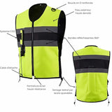 Gilet Airbag Moto | TS4 Jaune - LE PRATIQUE DU MOTARD