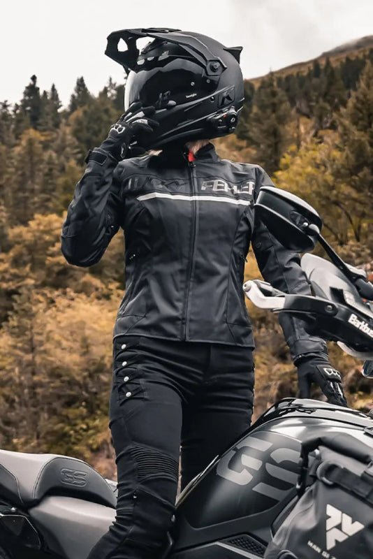 Pantalon Moto Femme Kevlar & Imperméable | RIDERIA™ - LE PRATIQUE DU MOTARD