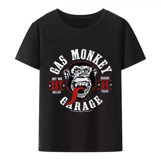 T-shirt Gas Monkey Garage Est04 - LE PRATIQUE DU MOTARD