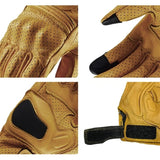 Gants moto cuir vintage - LE PRATIQUE DU MOTARD