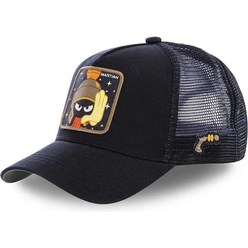 Casquette motard - Martian Noir - LE PRATIQUE DU MOTARD