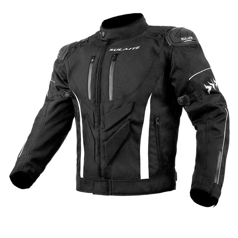 Blouson Moto 4 Saisons SLT06 avec Doublure Amovible et Pantalon Assorti - LE PRATIQUE DU MOTARD