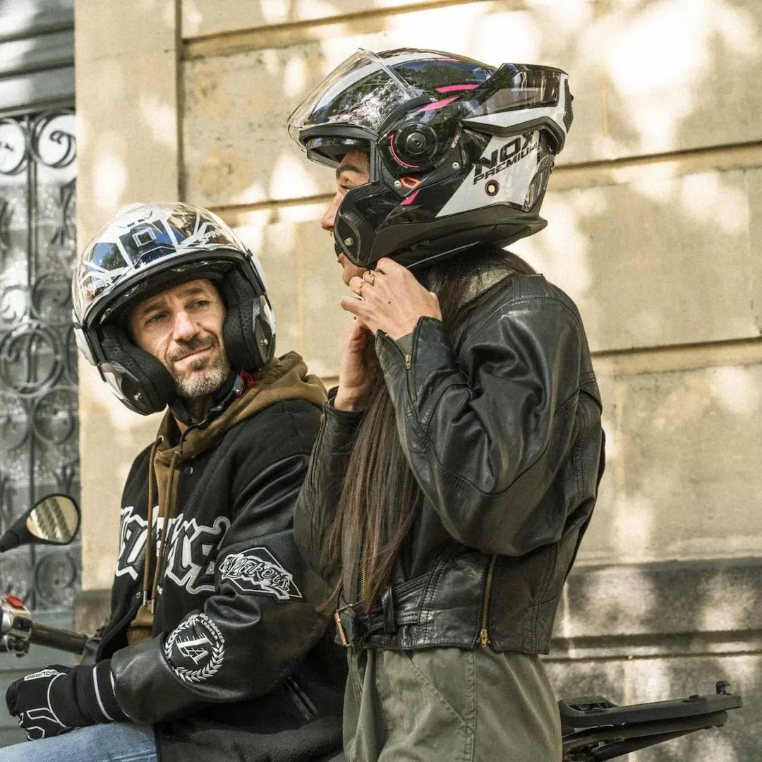 Casque Moto Modulable Spinner Ark Noir Mat Jaune | NOX - LE PRATIQUE DU MOTARD