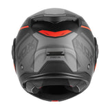 Casque Moto Modulable Spinner Ark Noir Mat Rouge | NOX - LE PRATIQUE DU MOTARD