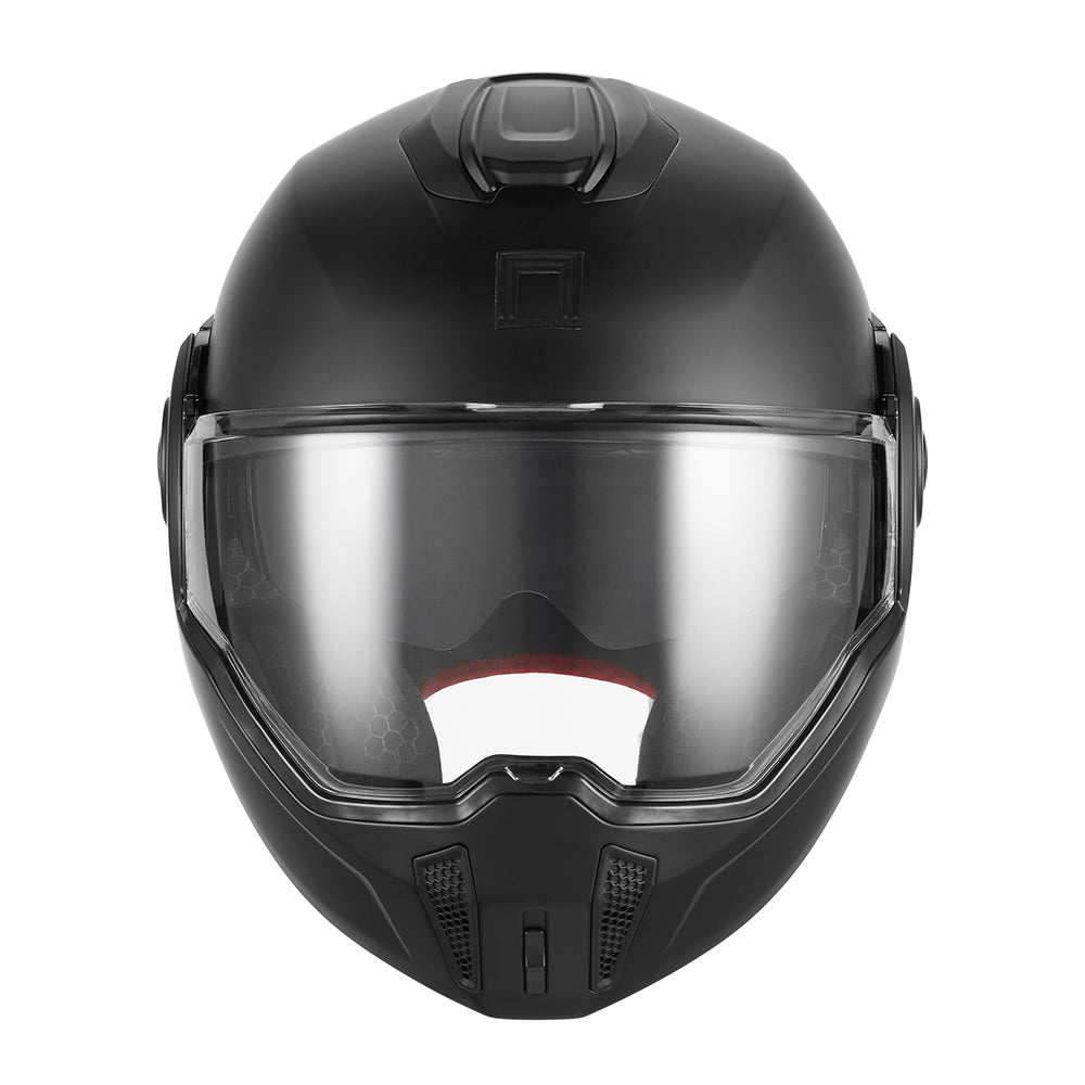 Casque Moto Modulable Spinner Noir Brillant | NOX - LE PRATIQUE DU MOTARD