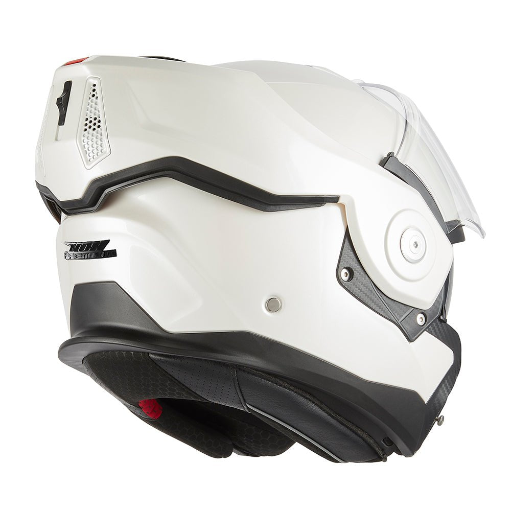 Casque Moto Modulable Spinner Blanc Perle | NOX - LE PRATIQUE DU MOTARD