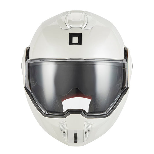 Casque Moto Modulable Spinner Blanc Perle | NOX - LE PRATIQUE DU MOTARD