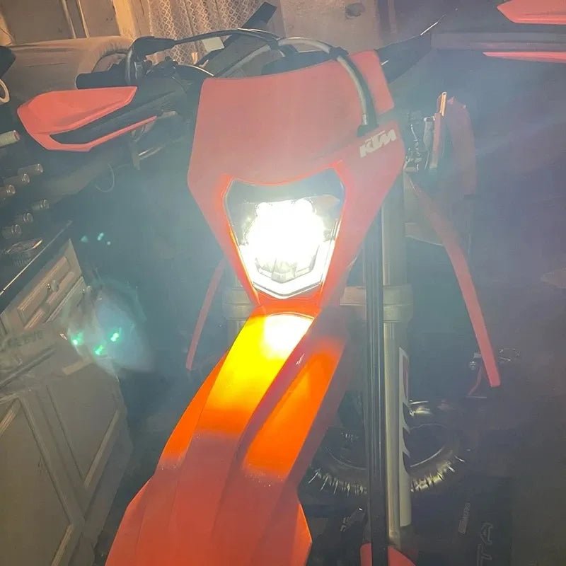 Plaque de phare LED pour KTM EXC XC SX MX XC - LE PRATIQUE DU MOTARD