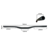 Guidon Moto Alu 28mm Plat - Confort et Style Cafe Racer - LE PRATIQUE DU MOTARD
