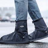 Couvre - chaussures Moto Imperméables - Protection Pluie Semelle Pleine - LE PRATIQUE DU MOTARD