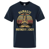 T-shirt motard -Namaste Mother Fucker - LE PRATIQUE DU MOTARD