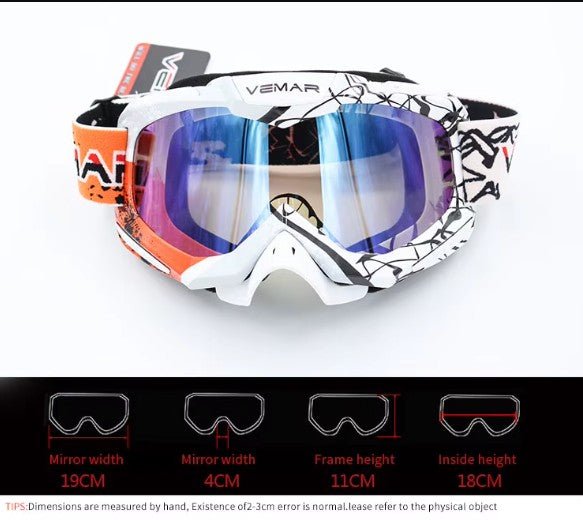 Masque moto cross - VR - Grafity - LE PRATIQUE DU MOTARD