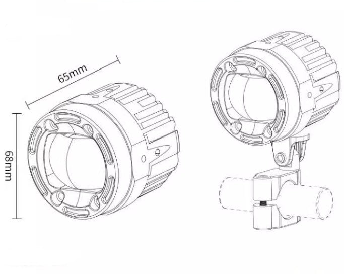Feux additionnels Magic City Blue ROADRIDER™ – Éclairage intelligent pour moto - LE PRATIQUE DU MOTARD