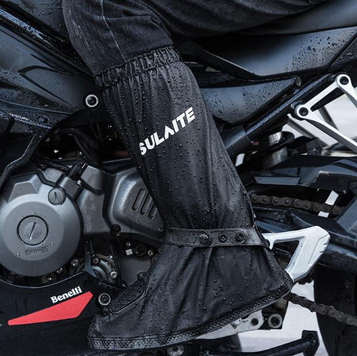 Surbotte pluie moto - RainMaster™ Noir - LE PRATIQUE DU MOTARD