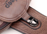 Sacoche en cuir bandouliere homme - JEEP - LE PRATIQUE DU MOTARD