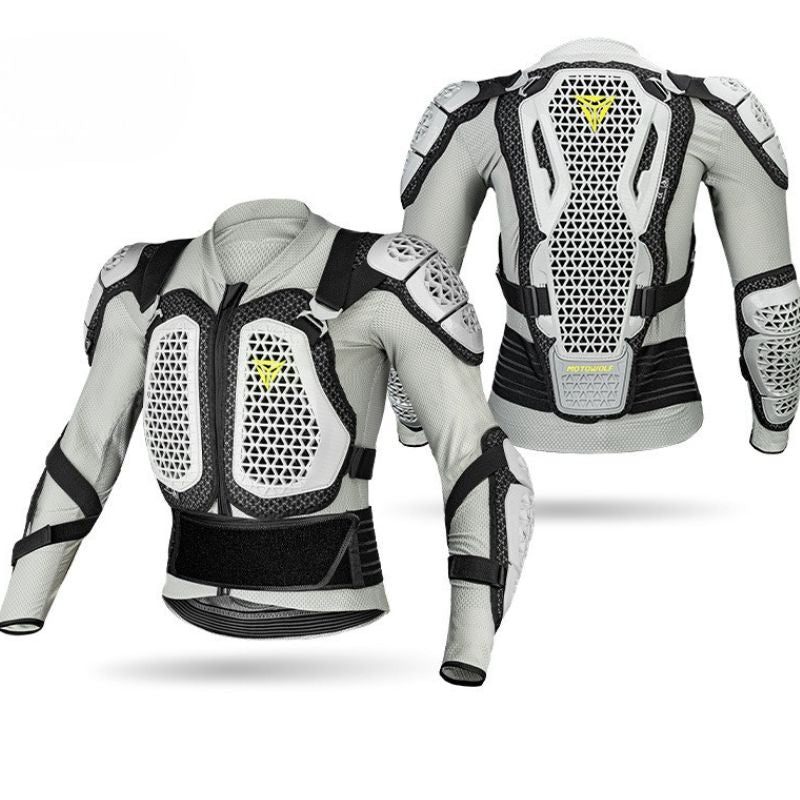 Gilet de protection anatomique moto | Bionic PG1 Blanc - LE PRATIQUE DU MOTARD