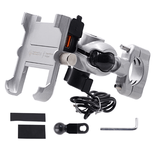 Support de Téléphone Moto en Aluminium - RideOne Alu - LE PRATIQUE DU MOTARD