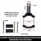 Support de fourche feux additionnels moto - LE PRATIQUE DU MOTARD