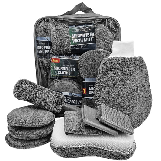 Kit de Nettoyage Moto & Auto – 9 Accessoires Pro - LE PRATIQUE DU MOTARD