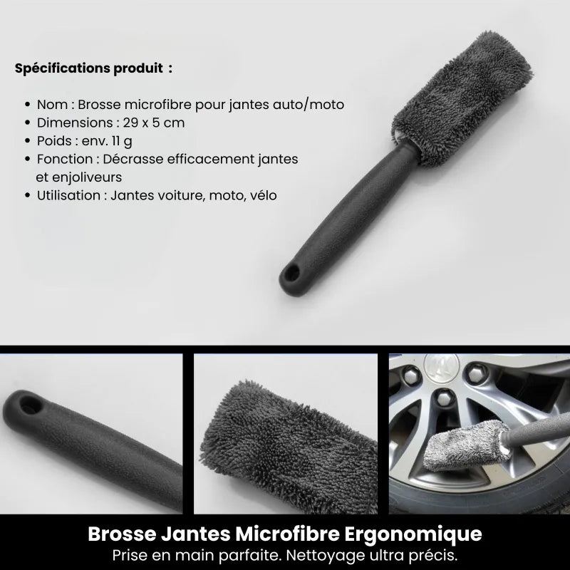 Kit de Nettoyage Moto & Auto – 9 Accessoires Pro - LE PRATIQUE DU MOTARD