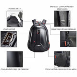 Sac a dos moto carbone - XGP - LE PRATIQUE DU MOTARD