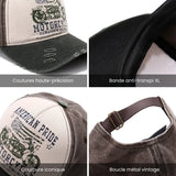 Casquette biker vintage - American Motorcycle - LE PRATIQUE DU MOTARD