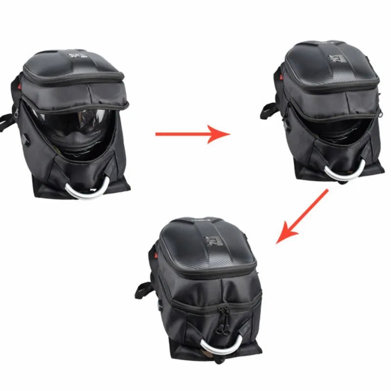 Sac a dos moto carbone - XGP - LE PRATIQUE DU MOTARD