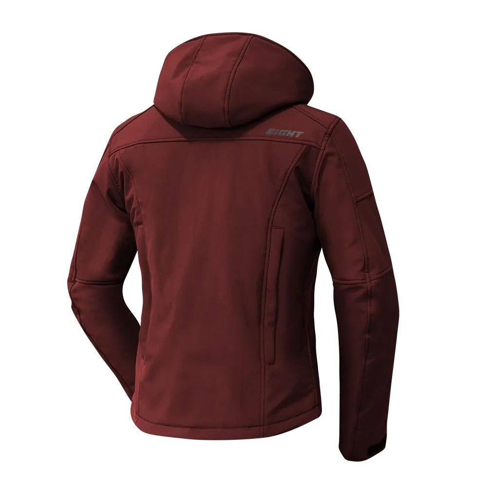 Blouson moto femme - CIRRUS Spring Rouge Bordeaux - LE PRATIQUE DU MOTARD