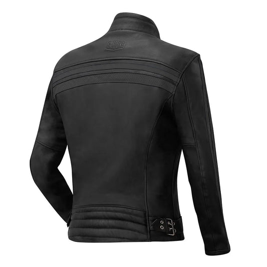 Blouson cuir moto femme