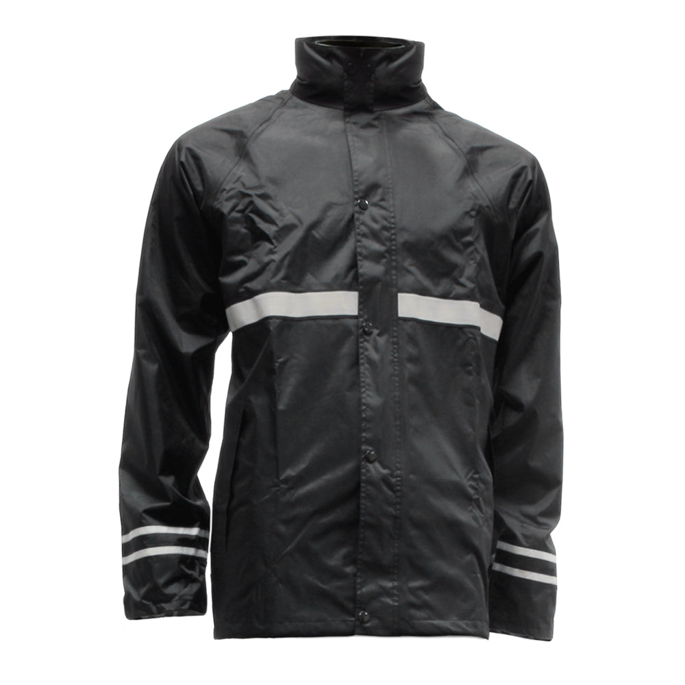 Veste de Pluie Moto Capuche Intégrée — 100 % Étanche
