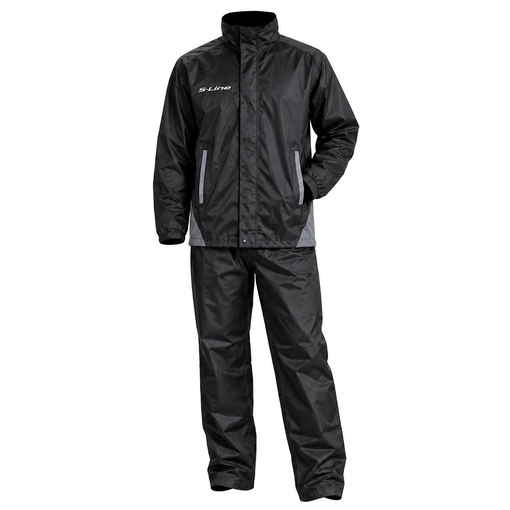 Ensemble Pluie Moto 2 Pièces Enduit PVC — 100 % Étanche