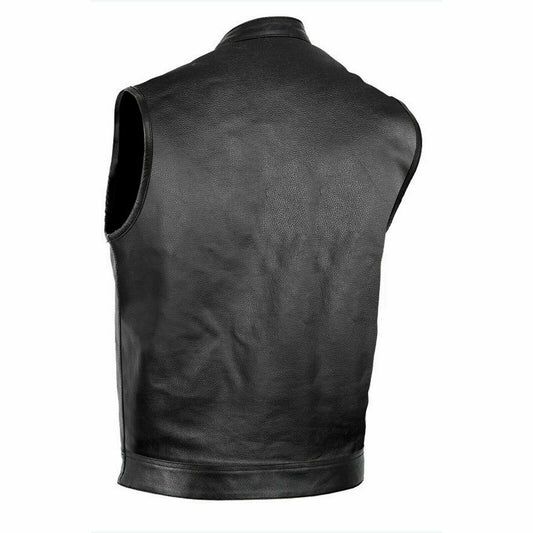 SOA biker leather motorcycle jacket