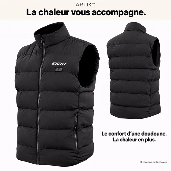 Gilet Chauffant moto ARTIK™ - Confort Extrême — En action