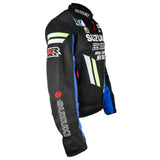 Blouson moto été | Suzuki Bleu et noir - LE PRATIQUE DU MOTARD