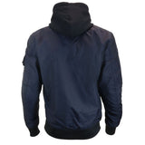 Bombers Moto Maxtex 300d Homme Harisson Maverick Bleu CE - LE PRATIQUE DU MOTARD
