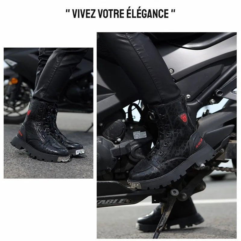 Chaussure moto femme | JG - Wolves MILADY™ - LE PRATIQUE DU MOTARD