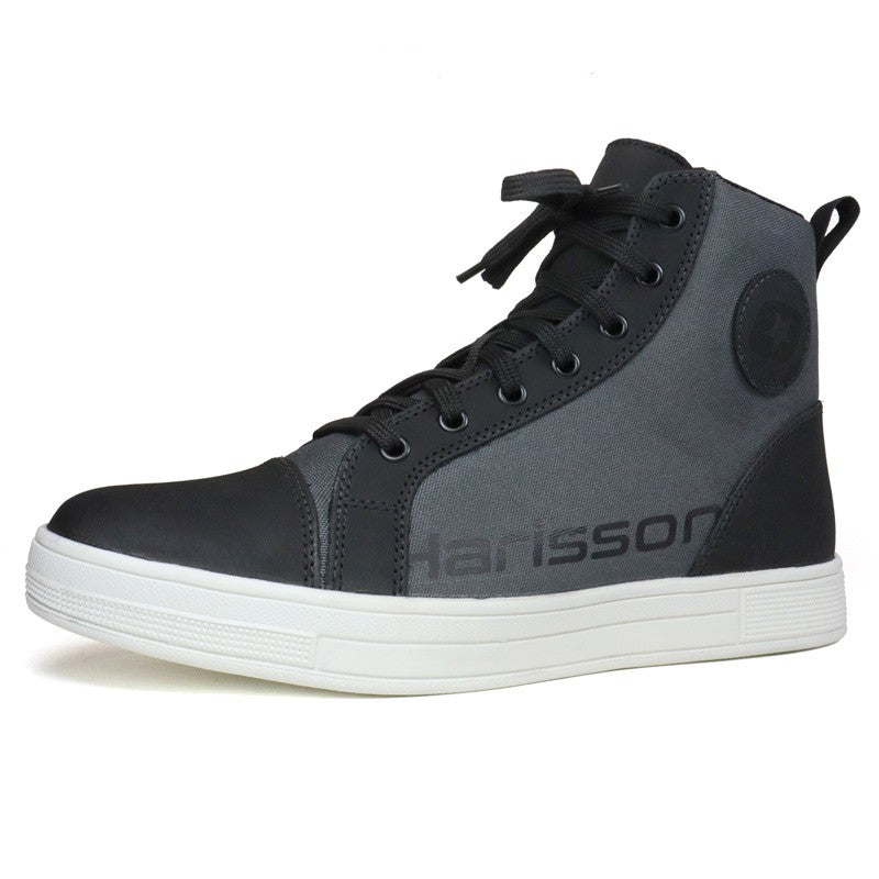 Chaussure Moto Homme Harisson Curtis Grise — Canvas CE - LE PRATIQUE DU MOTARD
