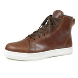 Chaussure Moto Homme Harisson Curtis WP Marron — Waterproof Cuir CE - LE PRATIQUE DU MOTARD