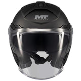 Casque jet avec visière solaire - COSMO Noir mat - LE PRATIQUE DU MOTARD